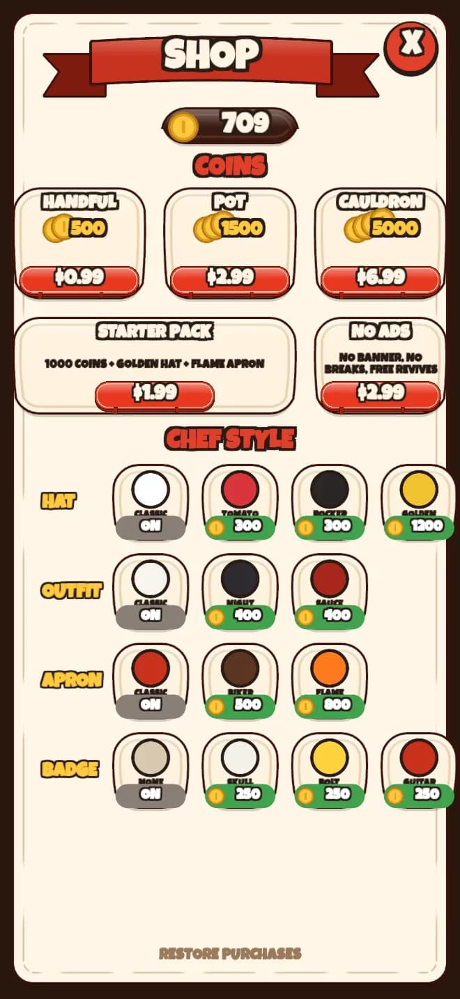 Dress up your chef